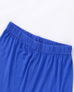 Super Soft and cool 12M-10Y Bamboo Pajamas Summer Children Sleepwear home wear Set Cozy BLUE 